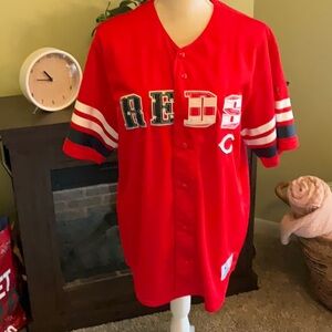 Cincinnati Reds Patriotic Jersey, Men’s Size Medium